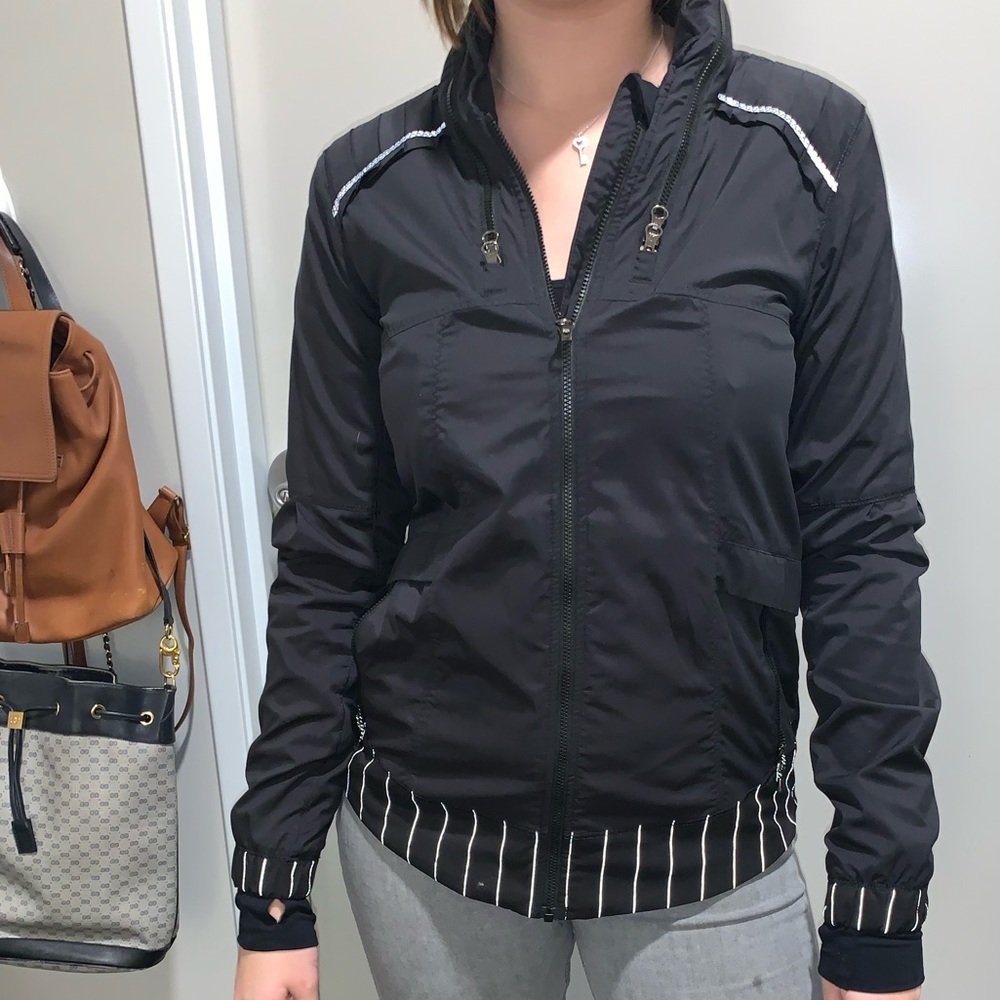 Lululemon Black rain jacket
